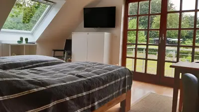 Ein Bett oder Betten in einem Zimmer der Unterkunft Haus Drebes