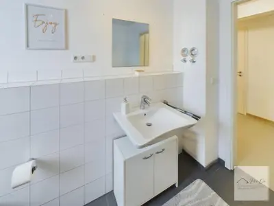 Ein Badezimmer in der Unterkunft Sonnenschein Appartement in Wuppertal