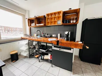 Küche/Küchenzeile in der Unterkunft Zentrales großzügiges Apartment mit Dachterrasse!