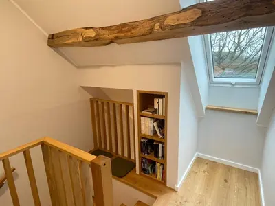 Die Bibliothek in der Ferienwohnung