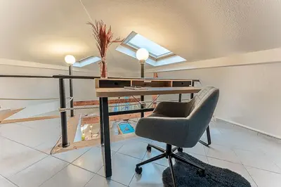 Grundriss der Unterkunft Loft mit Billard-Tisch und PS4