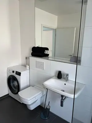 Ein Badezimmer in der Unterkunft Luxuswohnung direkt am Phönixsee