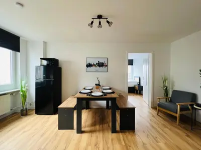 Küche/Küchenzeile in der Unterkunft Sali - Apartment Essen - Comfort