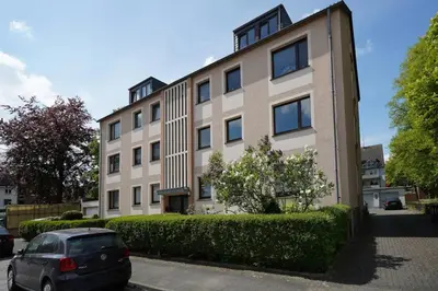 Das Gebäude in dem sich die Ferienwohnung befindet