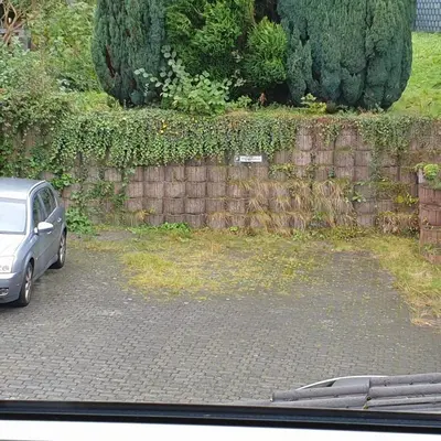 Ein Garten an der Unterkunft Das Düsselapartment