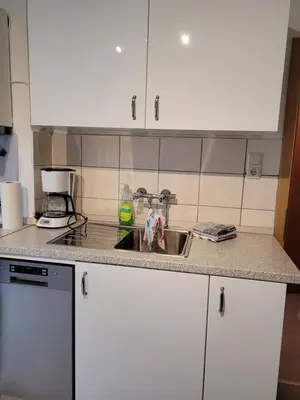 Küche/Küchenzeile in der Unterkunft City-Apartment Lüdenscheid