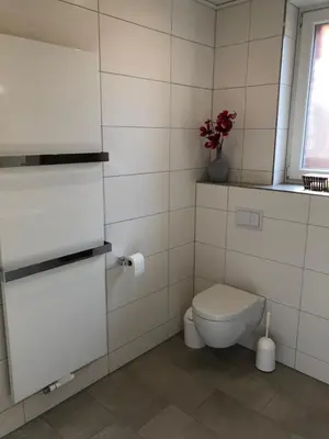 Ein Badezimmer in der Unterkunft Ferienwohnung Ostendorf