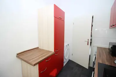 Küche/Küchenzeile in der Unterkunft Apartment with terrace in Wuppertal