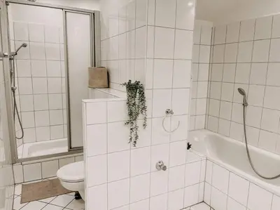 Ein Badezimmer in der Unterkunft Zentrale 88qm mit Nähe zur Messe Essen! MA2L