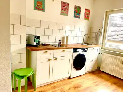 Küche/Küchenzeile in der Unterkunft Zuhause im Ruhrgebiet