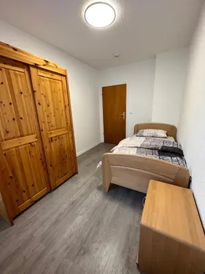 Ein Bett oder Betten in einem Zimmer der Unterkunft Oberhausen Apartments