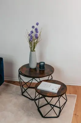Ein Sitzbereich in der Unterkunft Central-Living blue - Netflix - WiFi